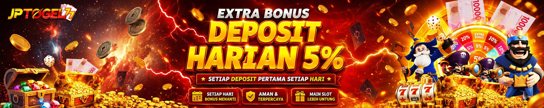 DEPOSIT 5%